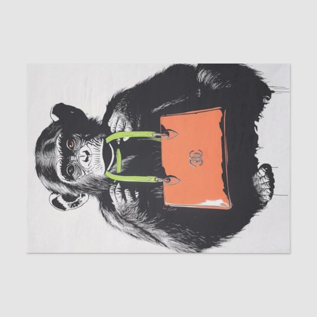 Papel De Seda Chimp Business4 (Frente )