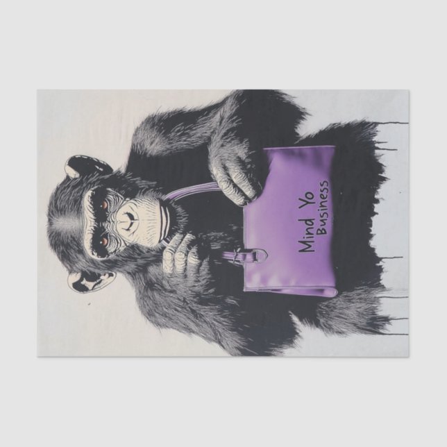 Papel De Seda Chimp Business8 (Frente )