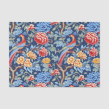 Chinoiserie Birds Descanso Floral de Pintura