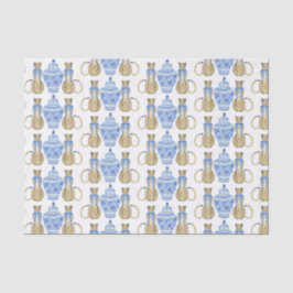 Papel De Seda Chinoiserie Watercolor Arco Cheetah