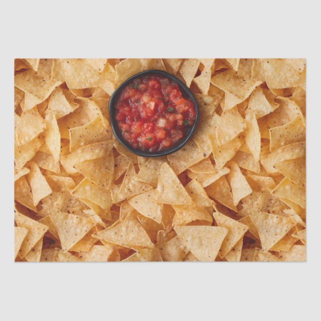 Papel De Seda Chips e Salsa (Frente )