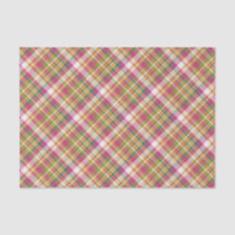 Chique Cor-de-rosa Cor-de-laranja Verde Gingham Br