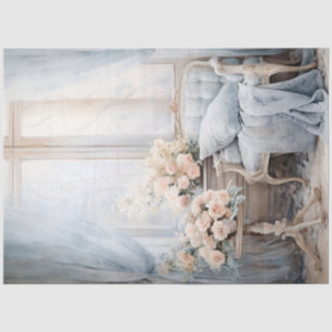 Papel De Seda Chique elegante, sofá e flores