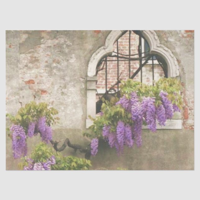Papel De Seda Chique Lilac Series Design 6 (Frente )