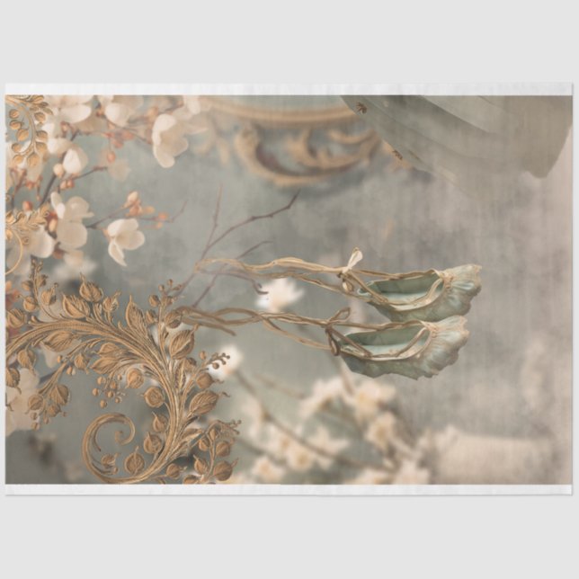 Papel De Seda Chique, Pancadas, Ballerina Slippers (Frente )