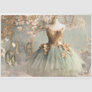 Papel De Seda Chique Vintage Mannequin, Ballerina Slippers