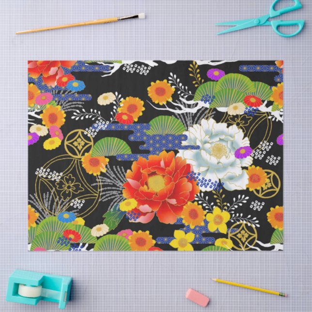 Papel De Seda chiyogami japonês (Arte )