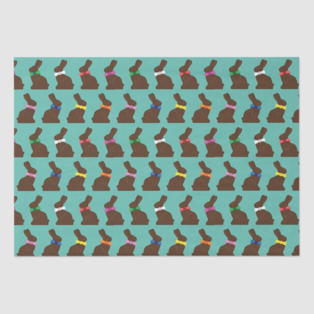 Papel De Seda Chocolate Bunnies (Frente )