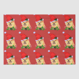 Papel De Seda Chow Chow Christmas