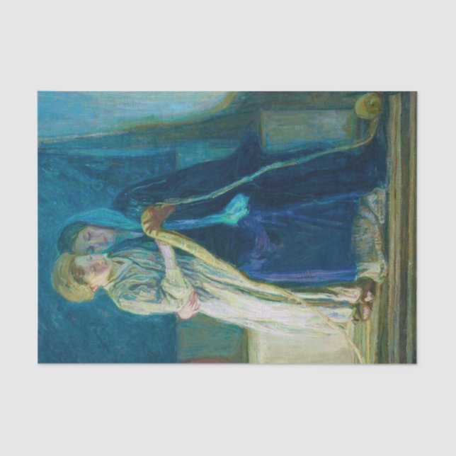 Papel De Seda Christ and His Mother Studying the Scriptures (Frente )