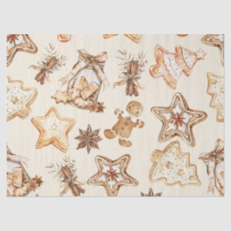 Papel De Seda Christmas Cookie Tissue Paper