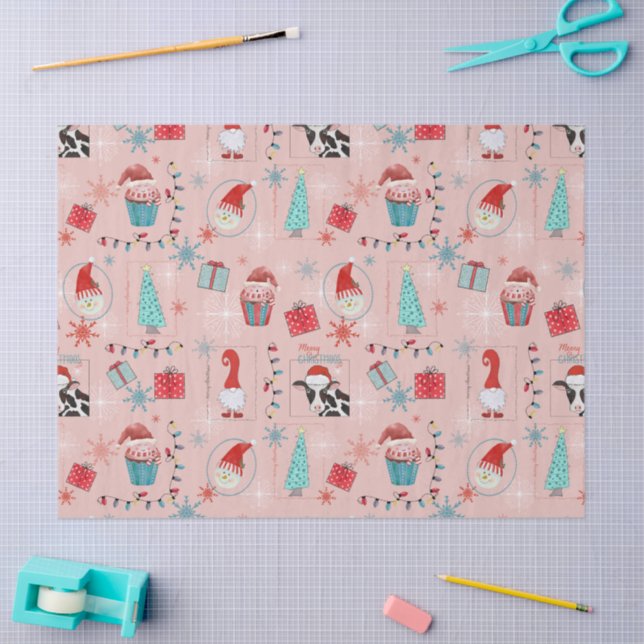 Papel De Seda Christmas Fun (Arte )