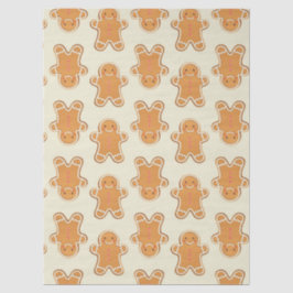 Papel De Seda Christmas Gingerbread Baby Gift Wrapping Paper