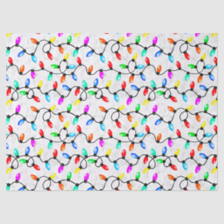 Papel De Seda Christmas Lights In The Snow