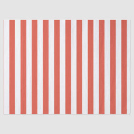 Papel De Seda Christmas Red and White Striped