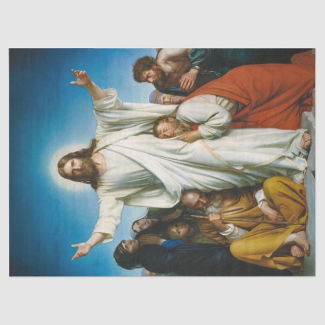 Papel De Seda Christus Consolator por Carl Bloch (Frente )