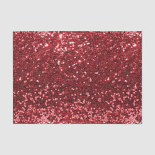 Papel De Seda Chunky Confetti Glitter Sparkle Red