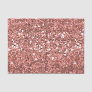 Papel De Seda Chunky Confetti Glitter Sparkle Rosa Dourado