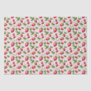 Papel De Seda Chuva de Bebê Nascimento Rosa Vermelho Morango 