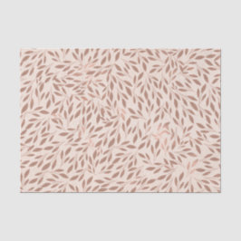 Papel De Seda Chuva de Noiva Botânico Glam Folhas Rústicas Rosa