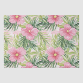 Papel De Seda Chuva de Noiva Flores Rosa Tropical