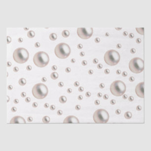 Papel De Seda Chuva de Noiva Pérolas e Prosecco