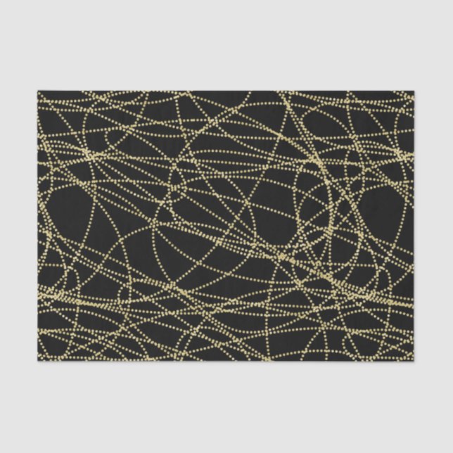 Papel De Seda Chuva de presentes noivado Red Gold Black Lips Kis (Frente )