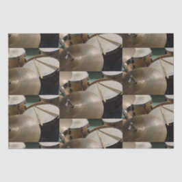 Papel De Seda Ciclomotores e paus de tambor