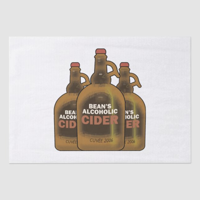 Papel De Seda Cider de feijão (Frente )