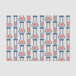 Papel De Seda Ciência no tubo de ensaio e beaker