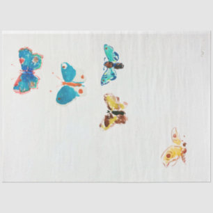 Papel De Seda Cinco Borboletas, Redon