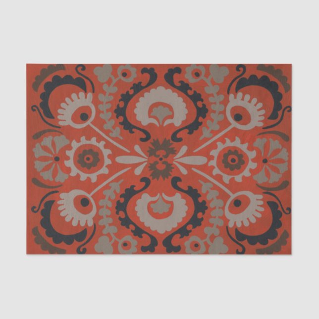 Papel De Seda Cinnabar Suzani I (Frente )