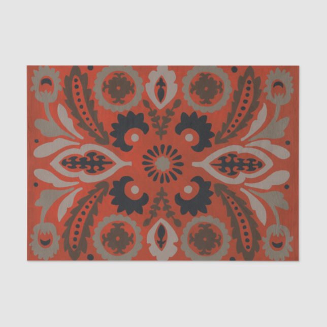 Papel De Seda Cinnabar Suzani II (Frente )