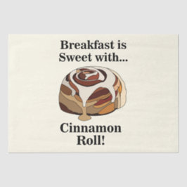Papel De Seda Cinnamon Rolls Sweet Bun Paery