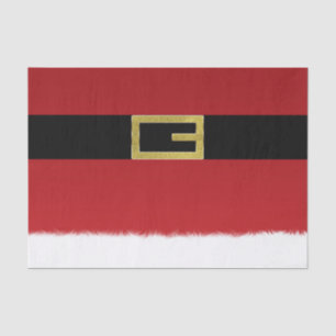 Papel De Seda Cinto Vermelho do Papai Noel & Natal de Pelúcia Br
