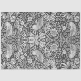 Papel De Seda Cinza de Thef de Morango, William Morris