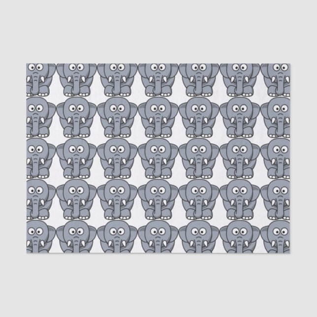 PAPEL DE SEDA CINZA ELEPHANT (Frente )