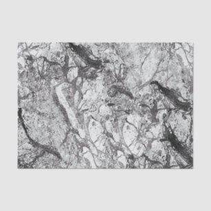 Papel De Seda Cinza Marble