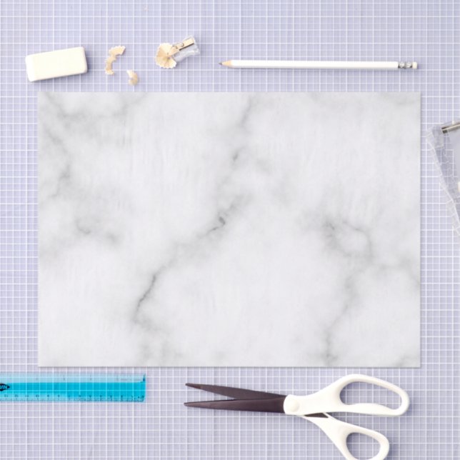 Papel De Seda Cinza Marble (Arte )