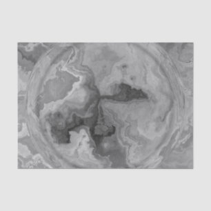 Papel De Seda Cinza Marble Stone Gótico