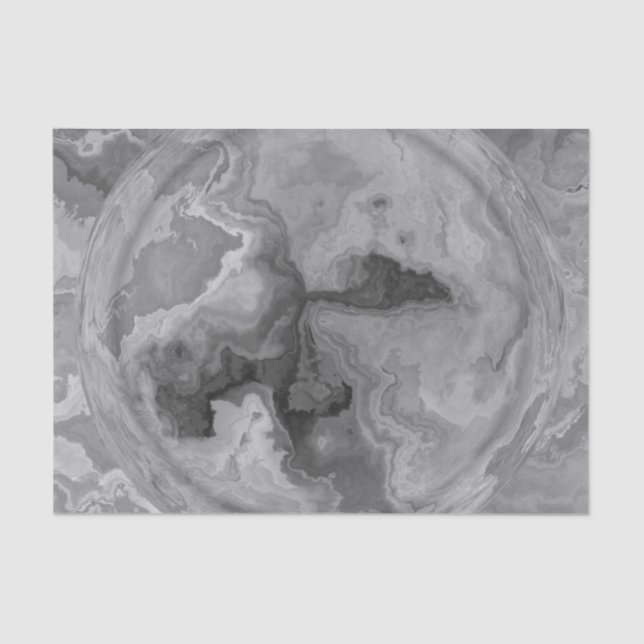 Papel De Seda Cinza Marble Stone Gótico (Frente )