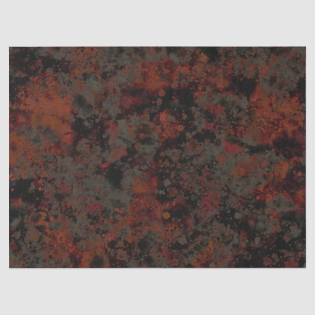 Papel De Seda Cinza Preto-Vidro, Abstrato (Frente )