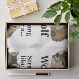 Papel De Seda Cinza Wolf