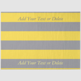 Papel De Seda Cinzas Amarelo-Claro E Suave Personalizadas