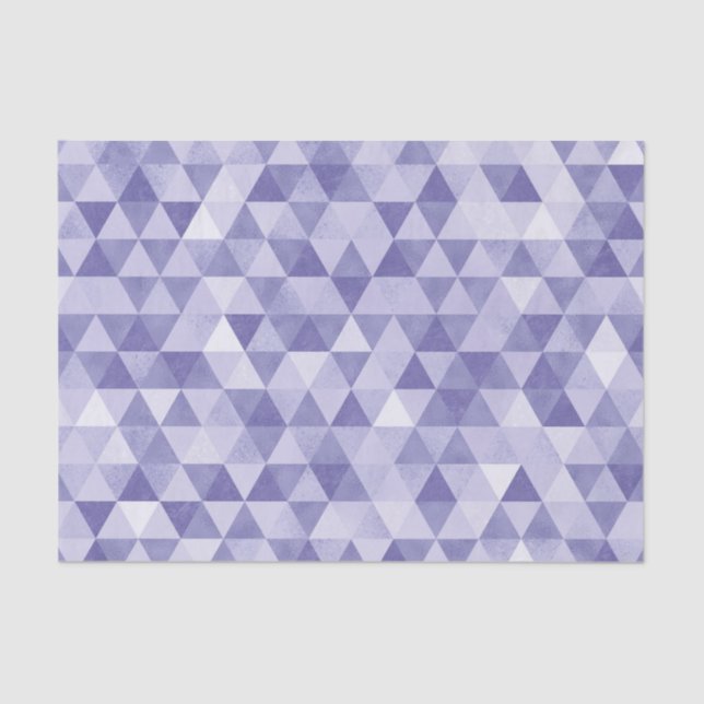 PAPEL DE SEDA CINZAS DE PADRÕES DE TRIÂNGULO (Frente )