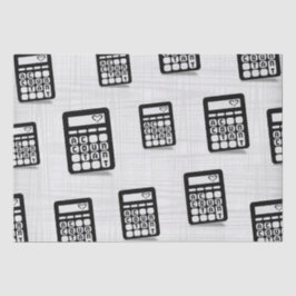 Papel De Seda Cinzas do Coração Contabilista da Calculadora