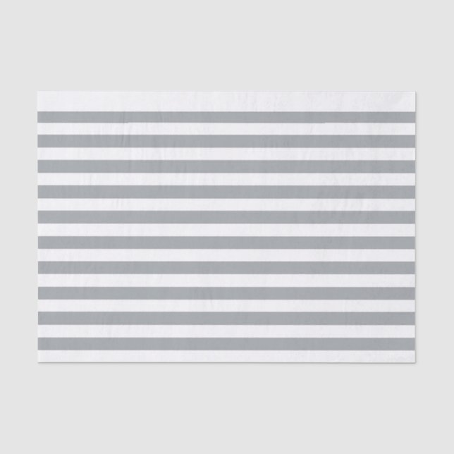 Papel De Seda Cinzas e faixas brancas (Frente )