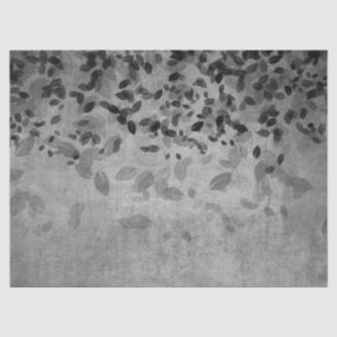 Papel De Seda Cinzas e Folhas Negras na Desmontagem de Cinzas