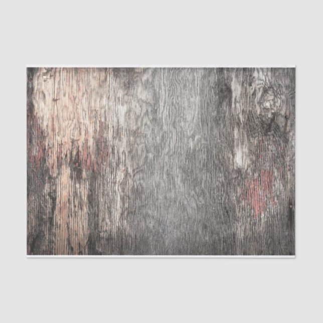 Papel De Seda Cinzas Rustic Country Beige Texture Wood Grain (Frente )