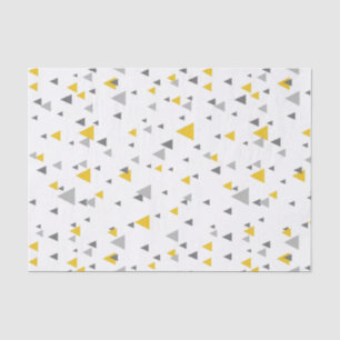 Papel De Seda Cinzas & teste padrão moderno dos triângulos